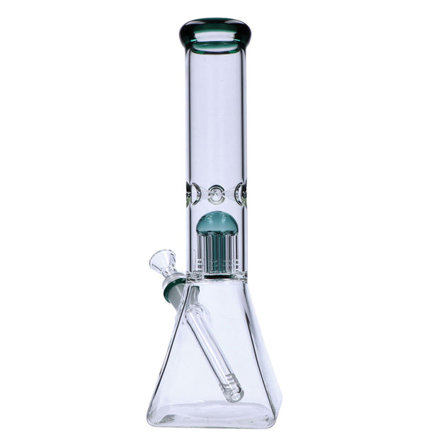 12Ó Quad Base Beaker Water Pipe with Tree Percolator