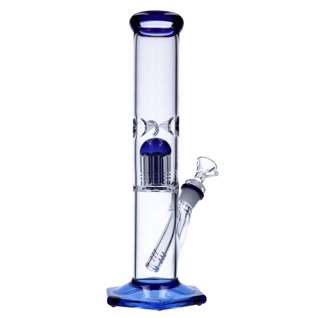 12Ó Hexagon Base Beaker Water Pipe with Tree Percolator