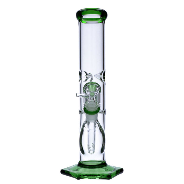 12Ó Hexagon Base Beaker Water Pipe with Tree Percolator