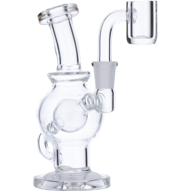 Mini Clear Bent Neck Dab Rig