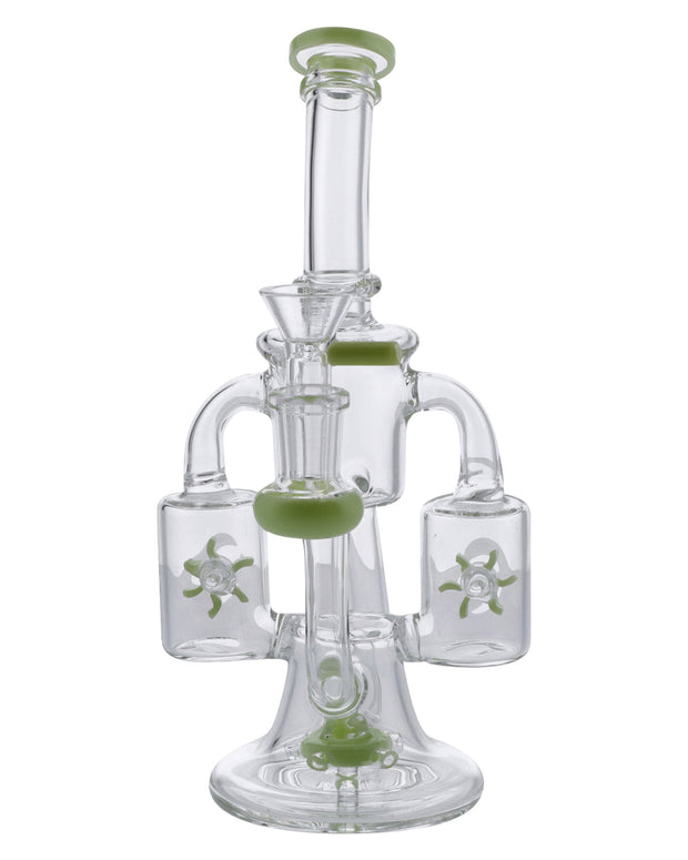 Water Pipe w/Bowl & Quartz-Milky Green(RCL-S-047MG)