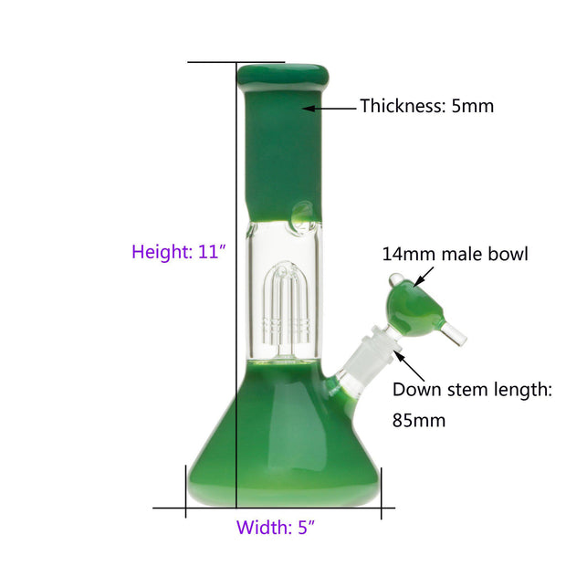 Dopezilla "Hedorah" 11" Waterpipe