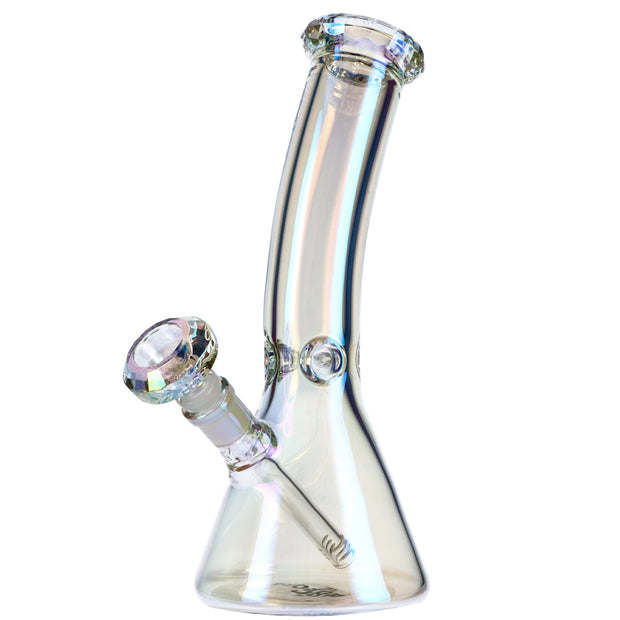 Aurora-Beaker Water Pipe-Clear Fumed-12in