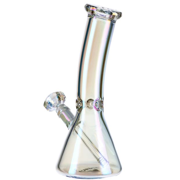 Aurora-Beaker Water Pipe-Clear Fumed-12in