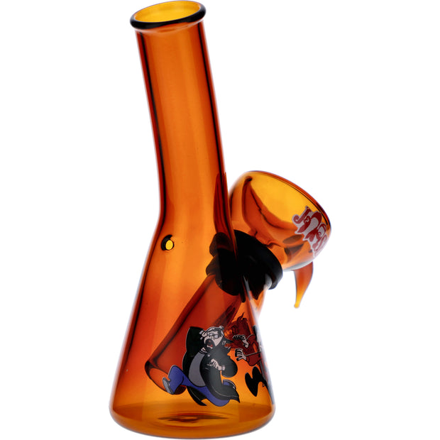 4" Mini Water Pipe - On The Run Orange