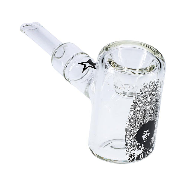 Jimi Hendrix Love 6" Clear Hammer Sherlock Pipe