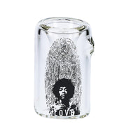 Jimi Hendrix Love 6" Clear Hammer Sherlock Pipe