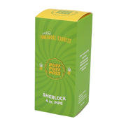 Puff Puff Pass Strain Pineapple Express Sherlock Pipe Green 4 in.