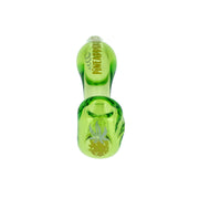 Puff Puff Pass Strain Pineapple Express Sherlock Pipe Green 4 in.