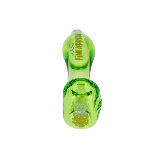 Puff Puff Pass Strain Pineapple Express Sherlock Pipe Green 4 in.