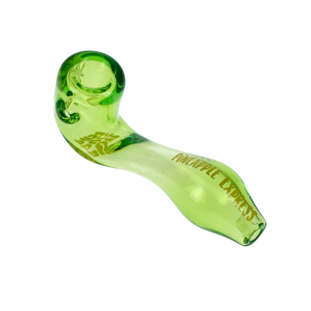 Puff Puff Pass Strain Pineapple Express Sherlock Pipe Green 4 in.