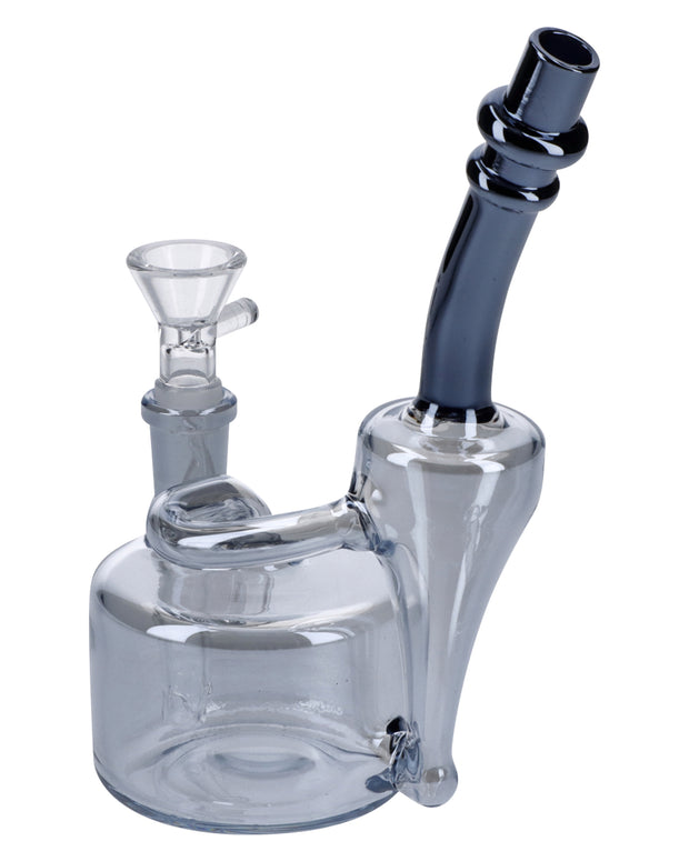 Electronic Painting Bubbler w/Bowl & Quartz-Smoke-6in(RCL-S-Y01SK)