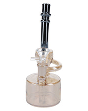Electronic Painting Bubbler w/Bowl & Quartz-Champagne Gold-6in(RCL-S-Y
