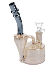 Electronic Painting Bubbler w/Bowl & Quartz-Champagne Gold-6in(RCL-S-Y