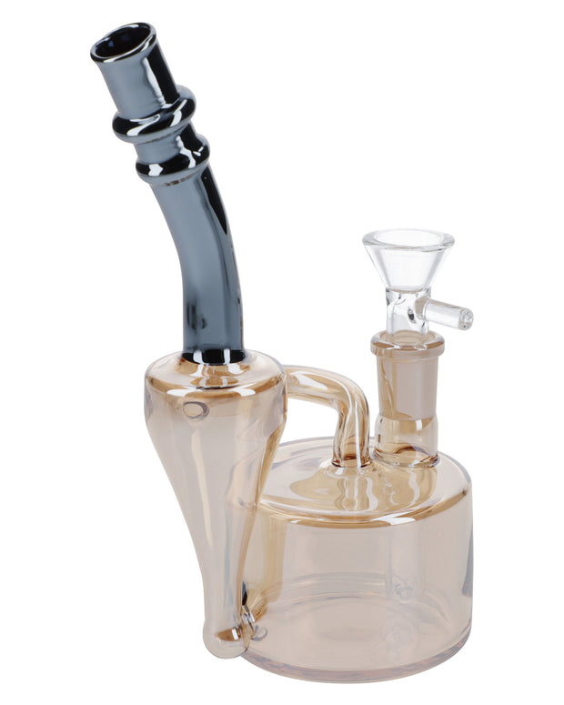 Electronic Painting Bubbler w/Bowl & Quartz-Champagne Gold-6in(RCL-S-Y