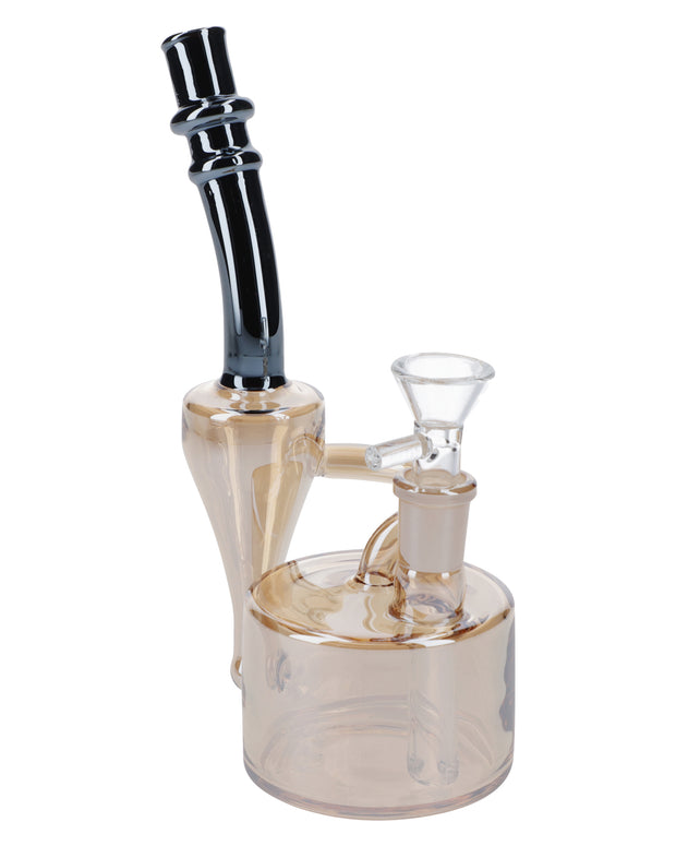 Electronic Painting Bubbler w/Bowl & Quartz-Champagne Gold-6in(RCL-S-Y