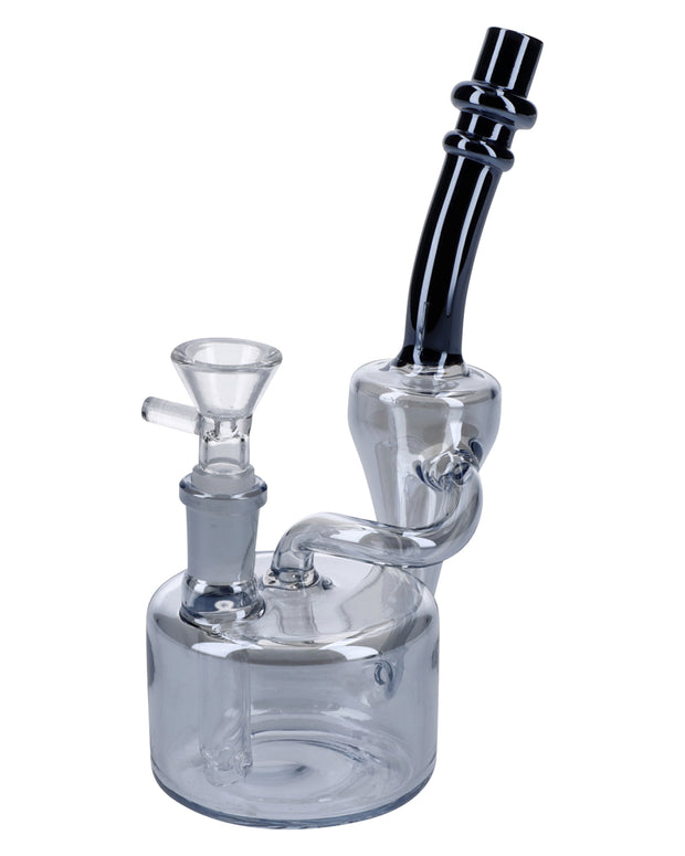 Electronic Painting Bubbler w/Bowl & Quartz-Smoke-6in(RCL-S-Y01SK)