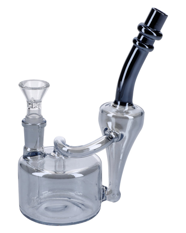 Electronic Painting Bubbler w/Bowl & Quartz-Smoke-6in(RCL-S-Y01SK)