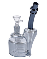 Electronic Painting Bubbler w/Bowl & Quartz-Smoke-6in(RCL-S-Y01SK)