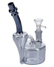 Electronic Painting Bubbler w/Bowl & Quartz-Smoke-6in(RCL-S-Y01SK)