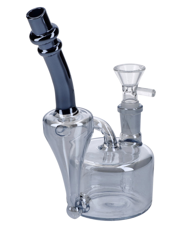 Electronic Painting Bubbler w/Bowl & Quartz-Smoke-6in(RCL-S-Y01SK)