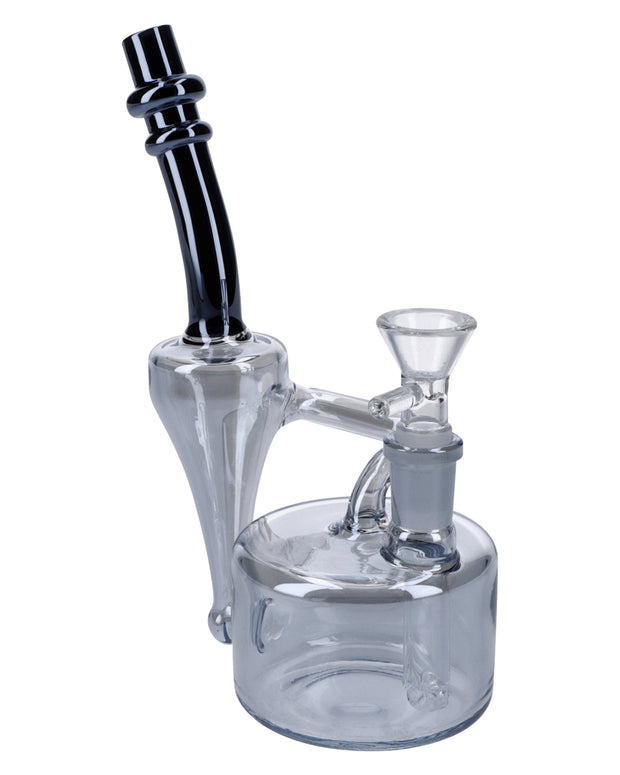 Electronic Painting Bubbler w/Bowl & Quartz-Smoke-6in(RCL-S-Y01SK)