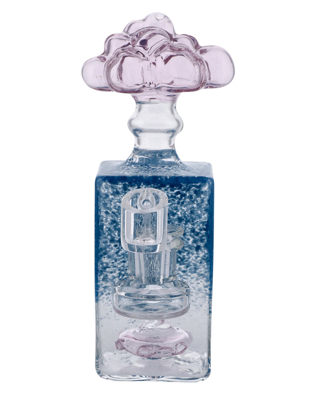 Bubbler w/Quartz-Blue-7in(RCL-S-002DB)