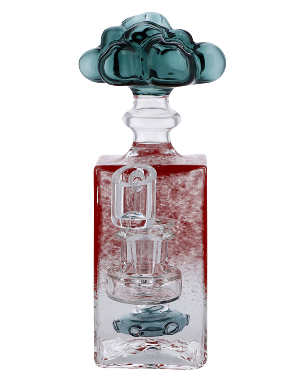 Bubbler w/Quartz-Red-7in(RCL-S-002R)