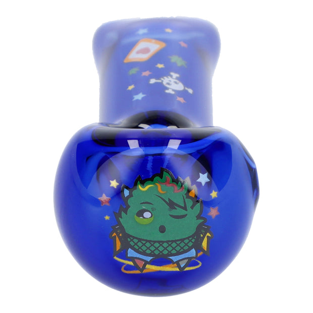 4" Blue Dream Hand Pipe - Transparent Blue