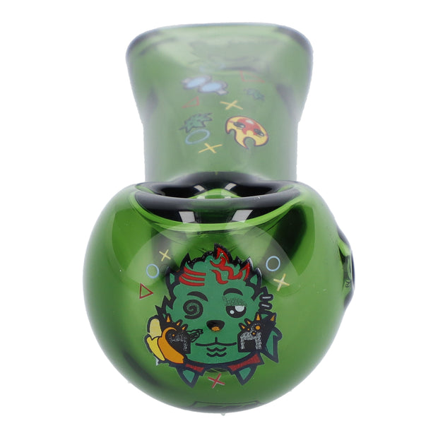 4" GG4 Hand Pipe - Transparent Green