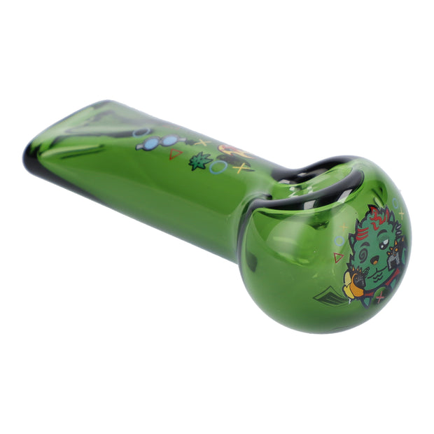 4" GG4 Hand Pipe - Transparent Green