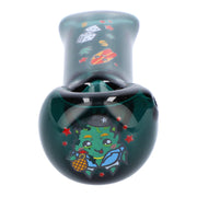 4" Pineapple Express Hand Pipe - Transparent Teal