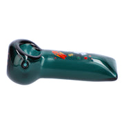 4" Pineapple Express Hand Pipe - Transparent Teal