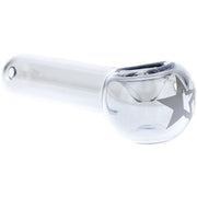 Famous X 3" Chrome Fumed Spoon Hand Pipe