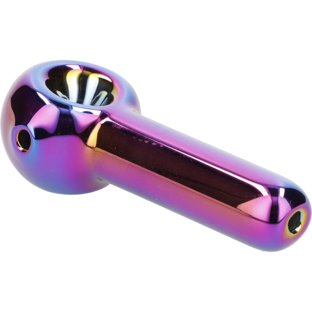 Famous X 3" Rainbow Prism Fumed Spoon Hand Pipe