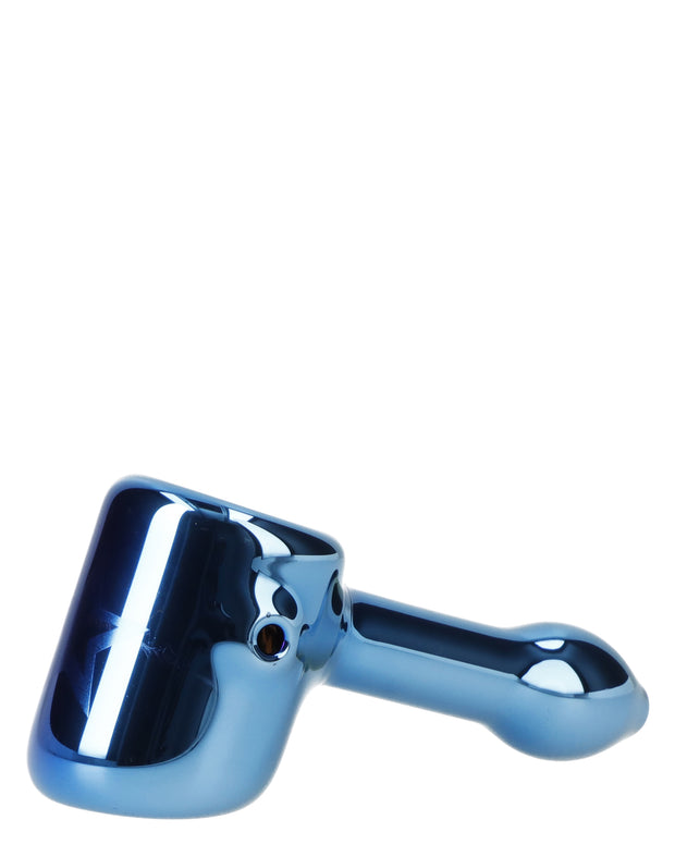 Famous X-Sapphire Fumed Hammer Pipe-Blue-4in.