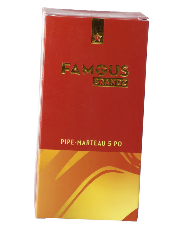 Famous X-Gold Fumed Hammer Pipe-Gold-4in.