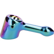 Famous X-Prism Fumed Hammer Pipe-Rainbow-4in.