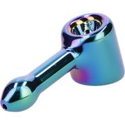 Famous X-Prism Fumed Hammer Pipe-Rainbow-4in.