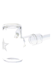 Famous X-Crystal Fumed Large Sherlock Pipe-Clear-5in.