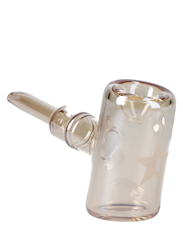 Famous X-Gold Fumed Large Sherlock Pipe-Gold-5in.
