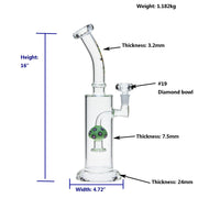 Vodka Truffle 16" 14.4 bowl Waterpipe