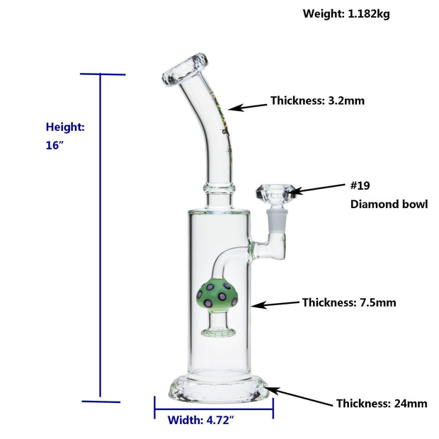 Vodka Truffle 16" 14.4 bowl Waterpipe
