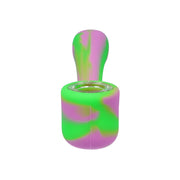 Silicone Sherlock Pipe with insert bowl-assorted