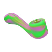 Silicone Sherlock Pipe with insert bowl-assorted