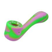 Silicone Sherlock Pipe with insert bowl-assorted