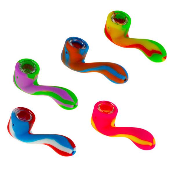 Silicone Sherlock Pipe