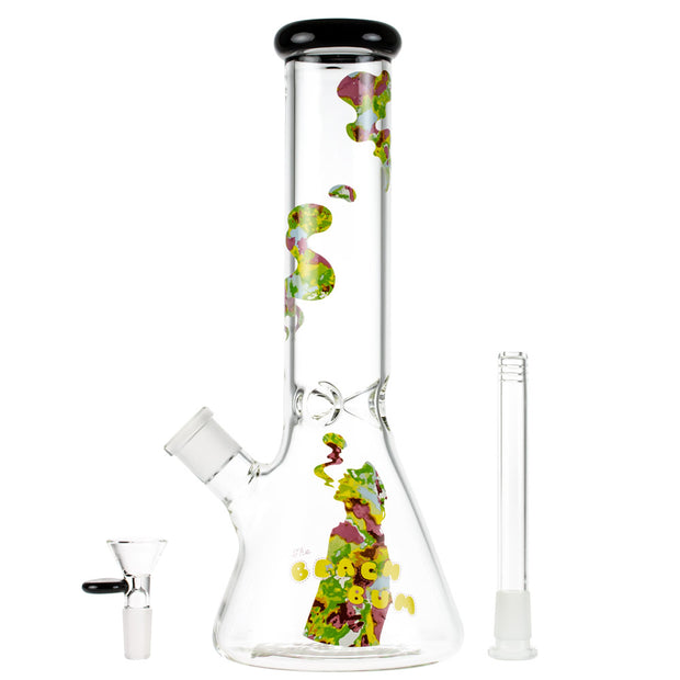 BEACH BUM MOON DOG 12 IN BEAKER WATER PIPE
