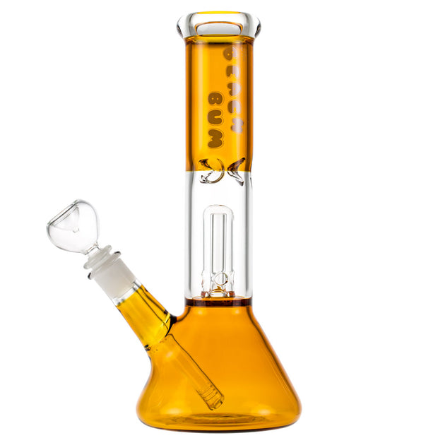 BEACH BUM YELLOW 12 IN BEAKER WATER PIPE