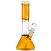 BEACH BUM YELLOW 12 IN BEAKER WATER PIPE
